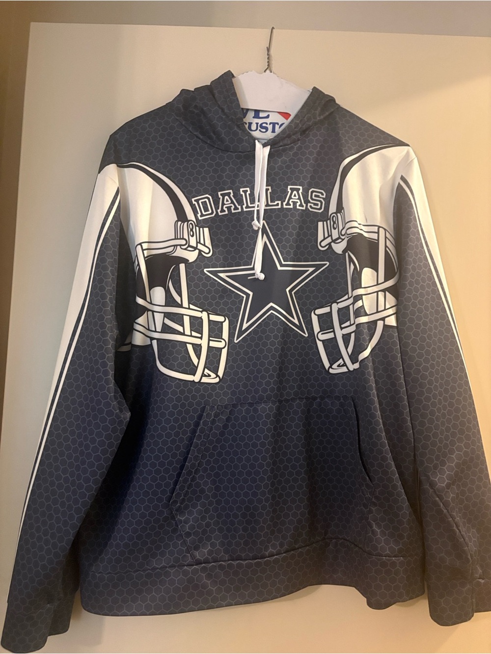 Dallas Cowboys Navy and White Pullover Hoodie